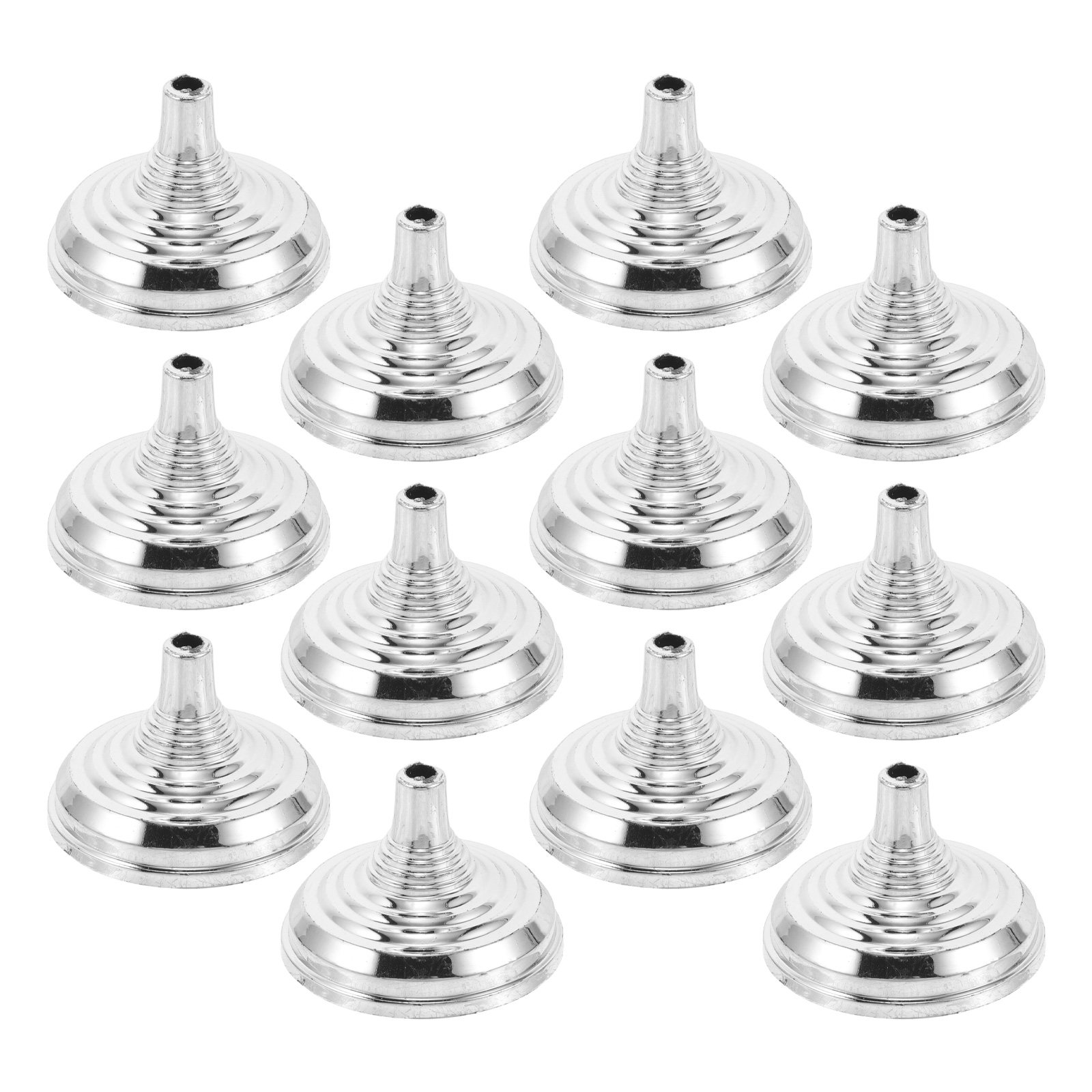 Conference Table Round - 12Pcs 실버 미니 데스크 플래그 스탠드