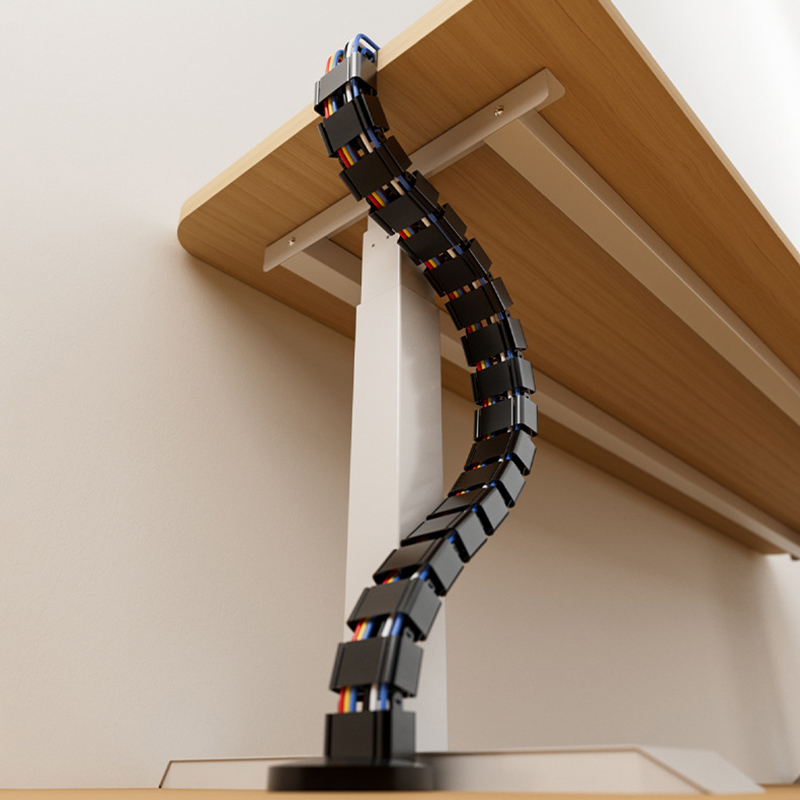 Cable Tray Under Desk - 【L】와이어 스파인 케이블 트레이 80CM 책상
