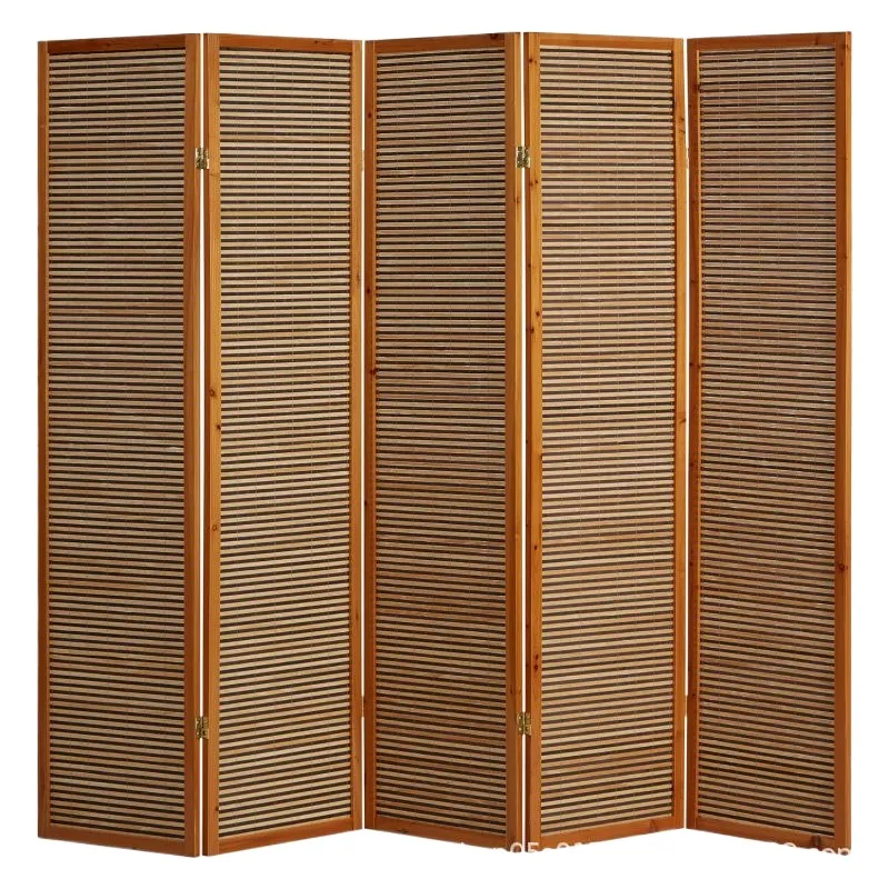 Room Divider Bamboo - 자연스러운 대나무 접이식 칸막이, 침실, 거실,
