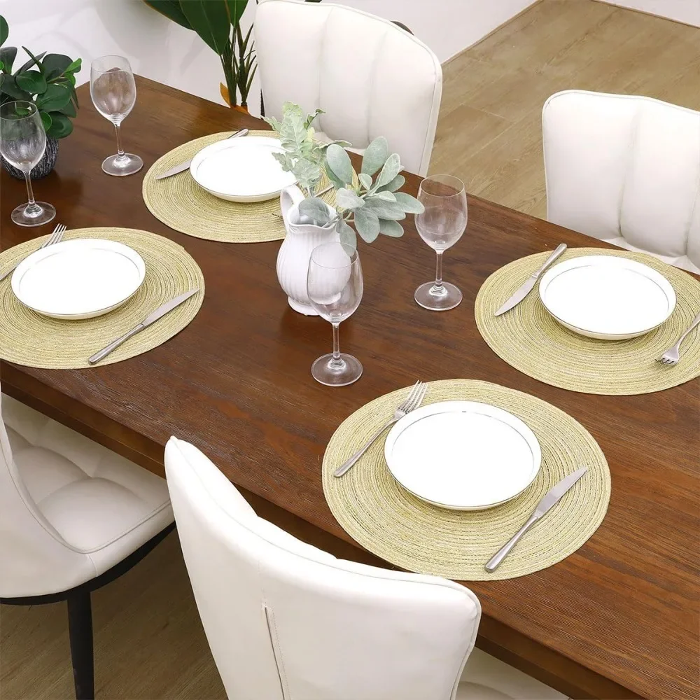 4개 세트 10/34CM 글리터 원형 브레이드 플레이스 - Conference Table Round 리뷰 및 가격