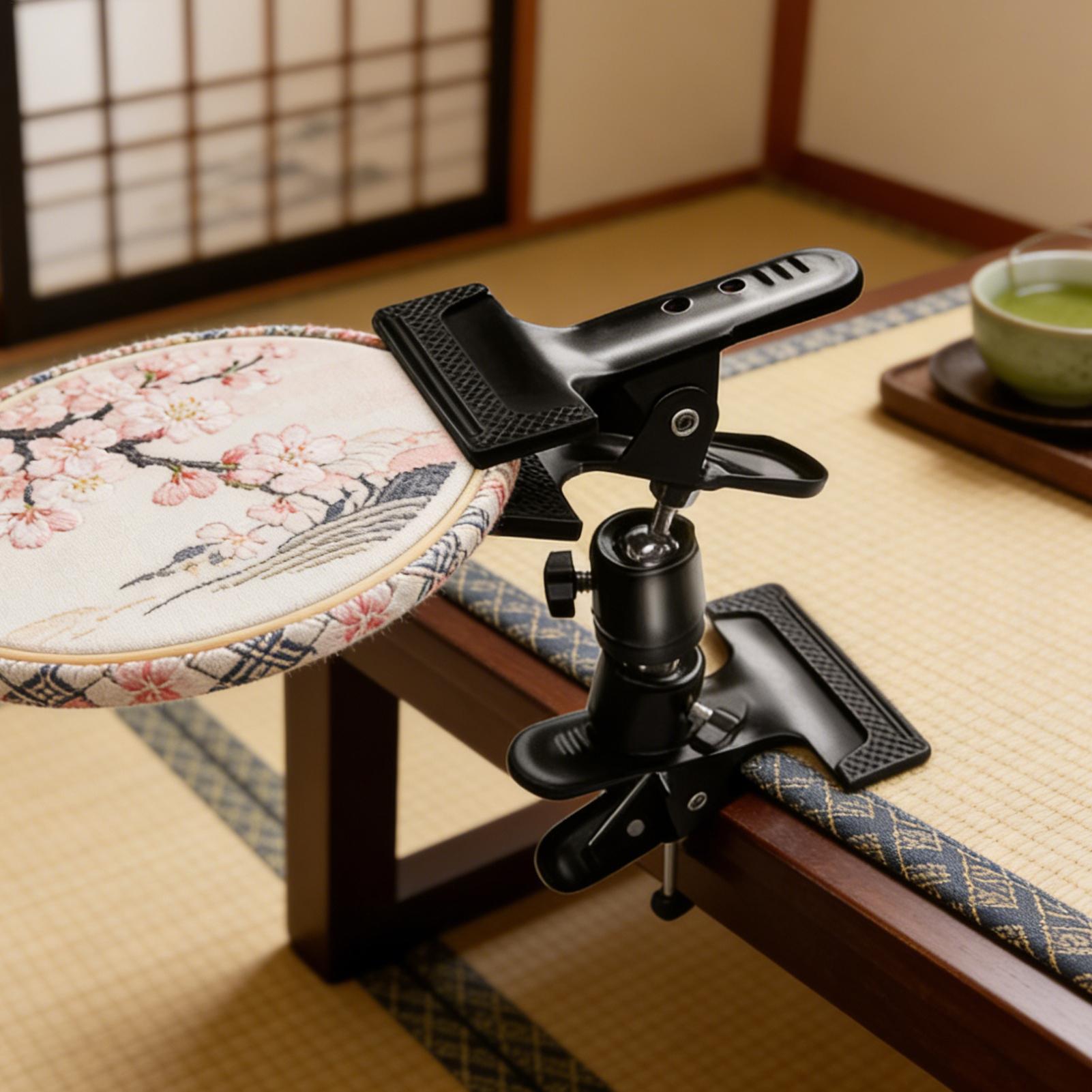 자수 홀더, 헤비 듀티, 조절 가능, 휴대용 클램프,  - Adjustable Laptop Table 리뷰 및 가격