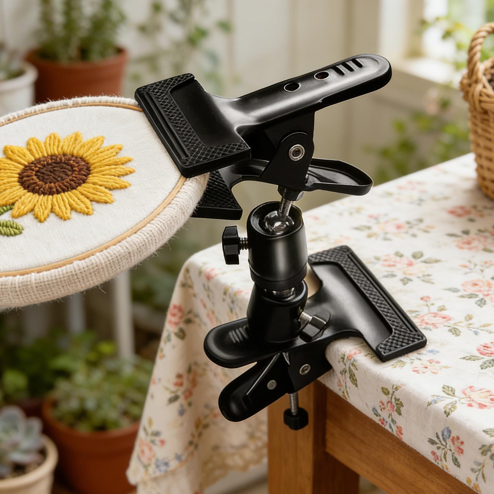 자수 홀더, 헤비 듀티, 조절 가능, 휴대용 클램프,  - Adjustable Laptop Table 리뷰 및 가격