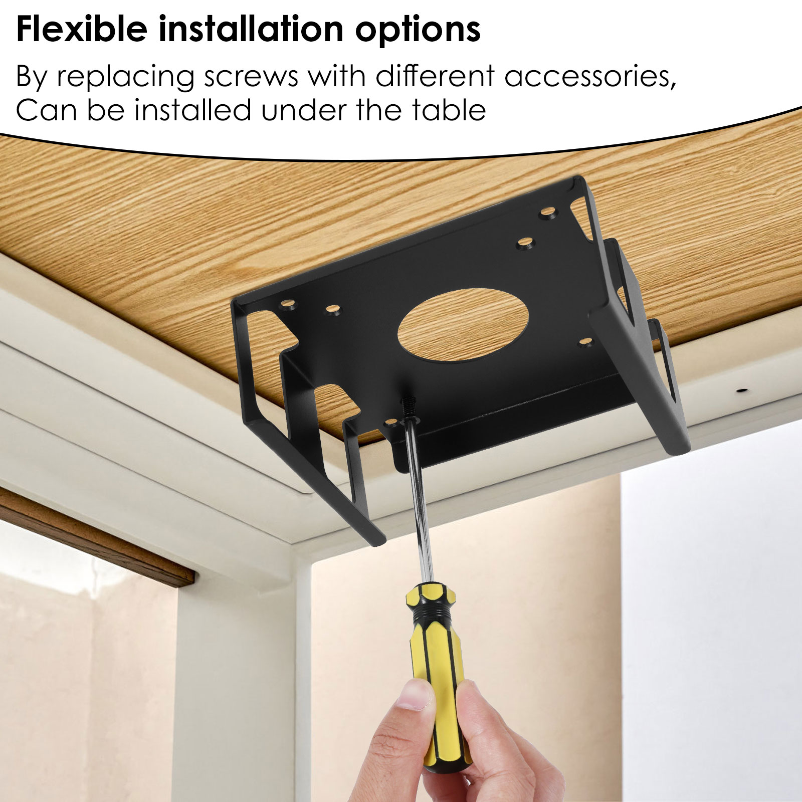 책상 아래 모니터 홀더 탄소강 책상 아래 노트북 거치대 - Wall Mounted Desk Fold 리뷰 및 가격