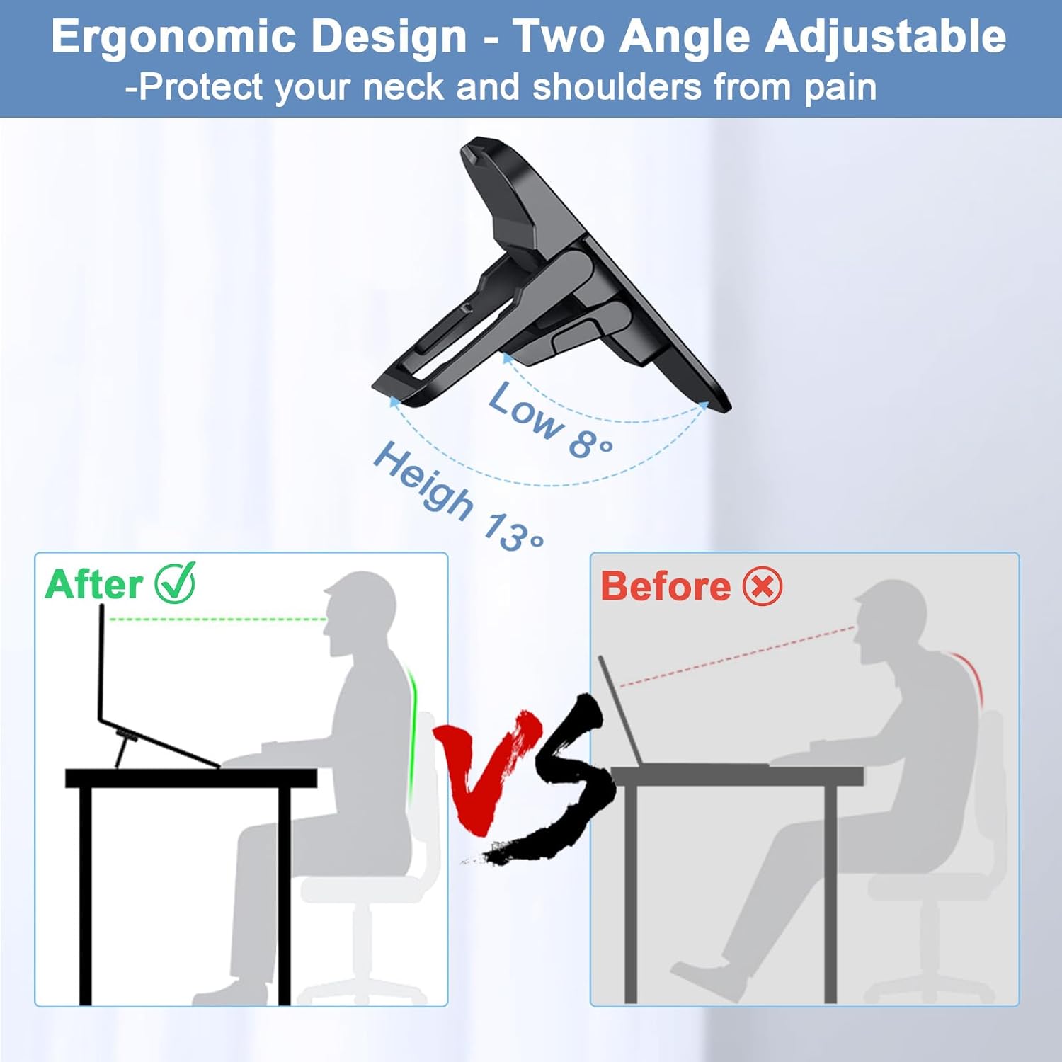 2PCS 휴대용 접이식 노트북 스탠드 조절 가능한 노트 - Adjustable Laptop Table 리뷰 및 가격