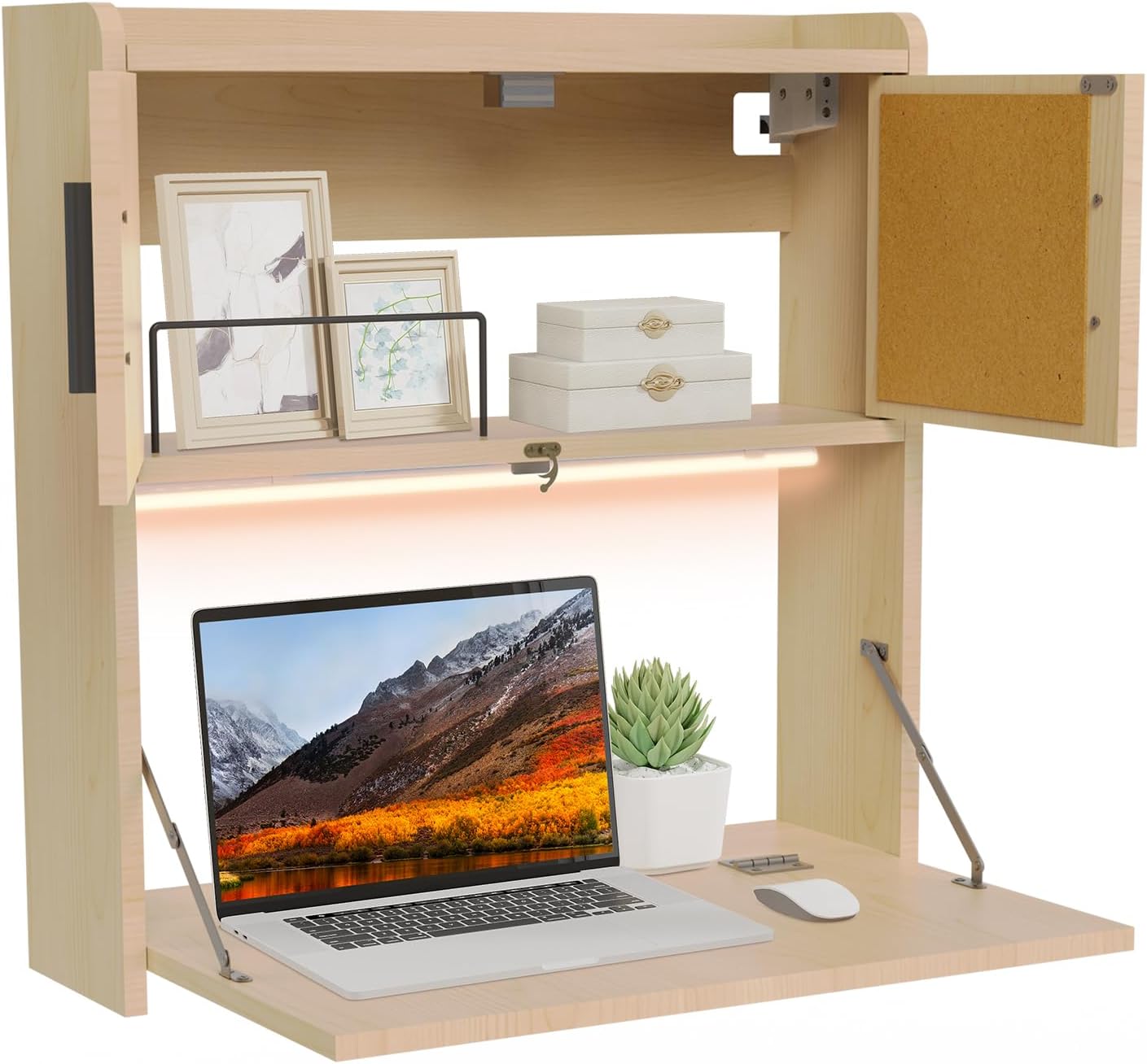 아르테시스 벽걸이 접이식 책상 LED 조명 포함 드롭다 - Wall Mounted Desk Fold 리뷰 및 가격