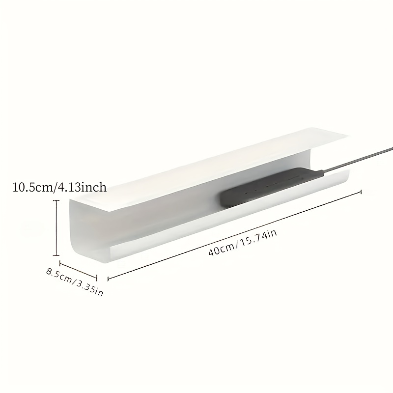 1개 40cm/15.75인치 무나사형 책상 아래 케이블 - Cable Tray Under Desk 리뷰 및 가격
