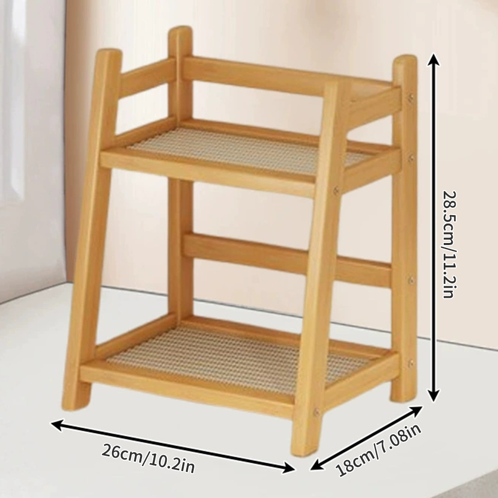 2단 향신료 캐디 선반 대나무 주방 수납 랙 데스크탑  - Room Divider Bamboo 리뷰 및 가격