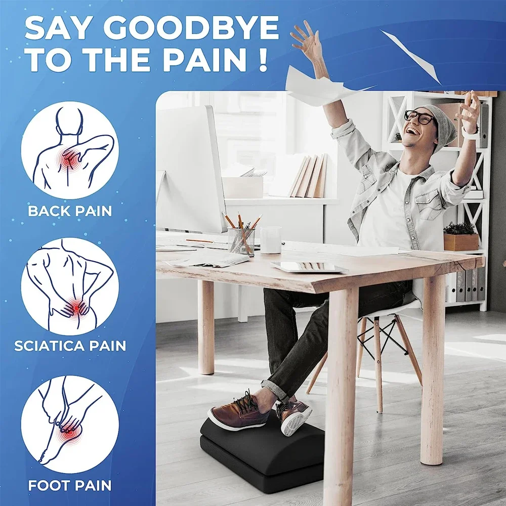 책상 아래 발 받침대 높이 조절 가능, 메모리 폼 발  - Office Furniture Heaven 리뷰 및 가격