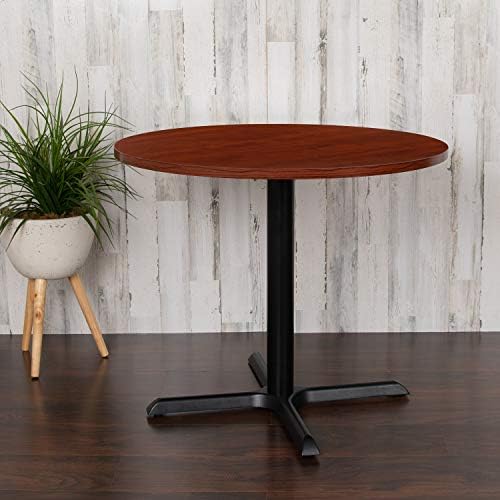 36인치 원형 다목적 회의 테이블(체리색) - 사무실용 - Conference Table Round 리뷰 및 가격