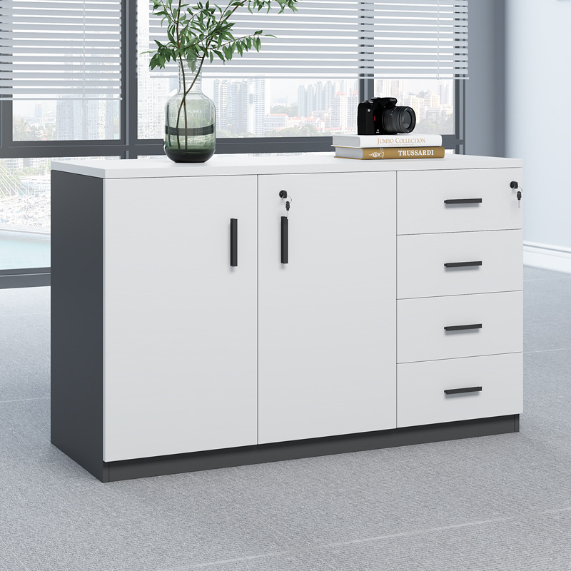 F*-화이트 잠금장치가 있는 책상 옆 파일 캐비닛(다중 - Credenza Office Storage 리뷰 및 가격