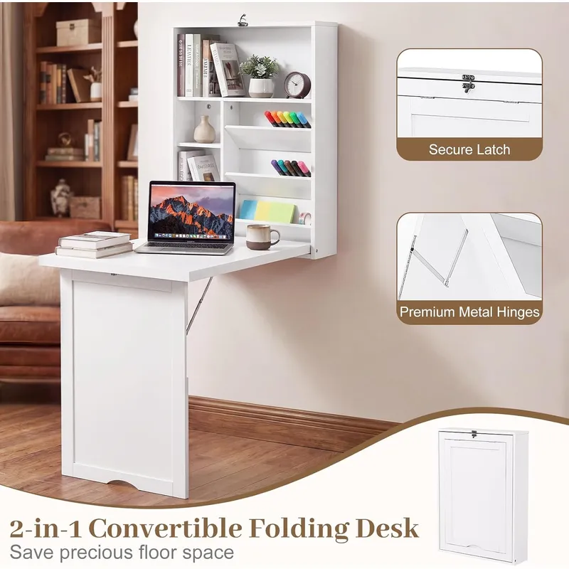 다기능 컴퓨터 책상 벽걸이 접이식 테이블 - Wall Mounted Desk Fold 리뷰 및 가격