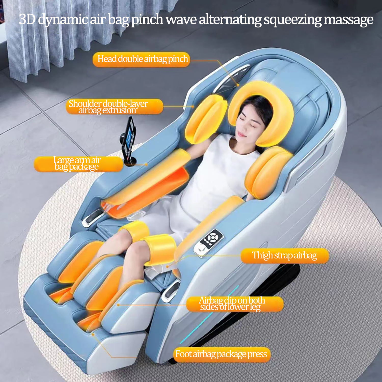 3 년 보증 UKLife 4D SL-트랙 전신 에어백  - Office Furniture Heaven 리뷰 및 가격